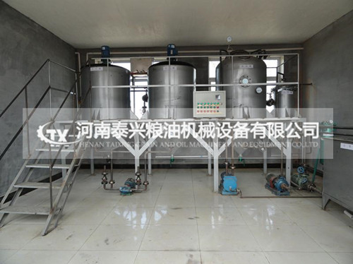 小型食用油精炼油设备